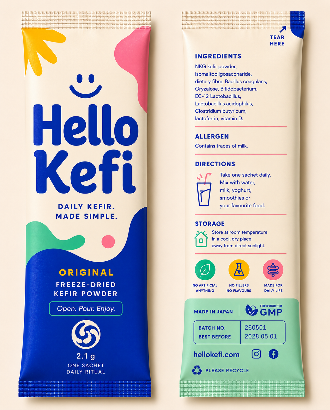 Hello Kefi sachet